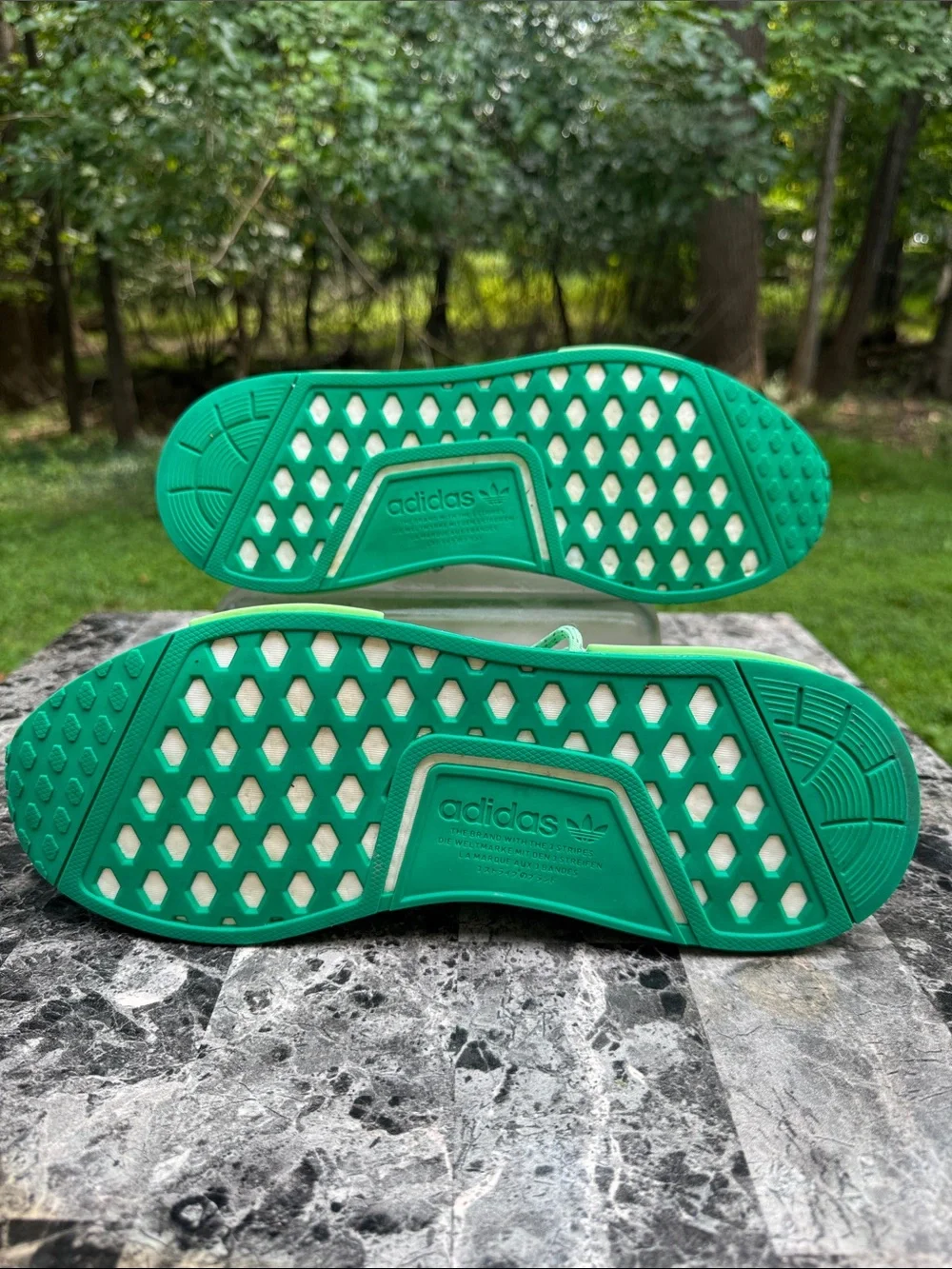 adidas Pharrell x NMD Human Race Hu Core Green Low Top GY0089 Size 10
